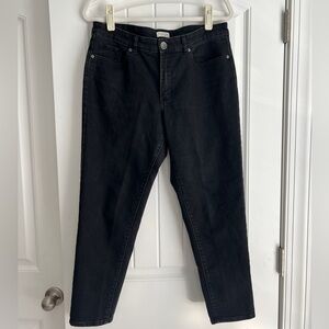 Coldwater Creek Black Straight Leg Women's Jeans